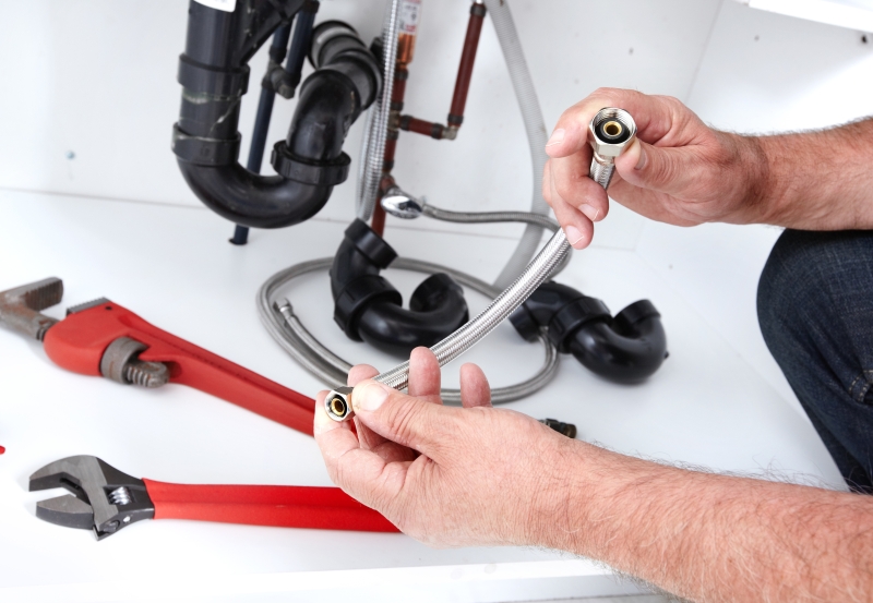 Toilet repair being carried out in Hackney
